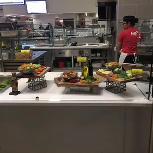 salads, interior
