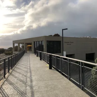 outside