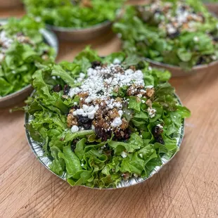 Goat Cheese, Candied Walnut, Dried Cranberry Salad