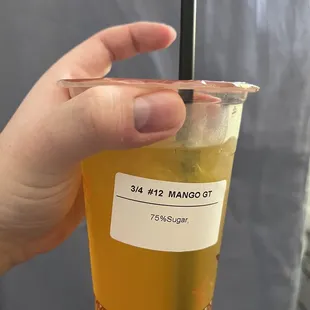 Mango Green Tea