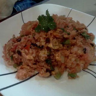 Basil Chicken & Shrimp Fried Rice