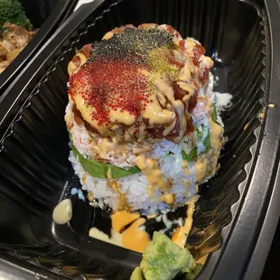 a close up of a meal