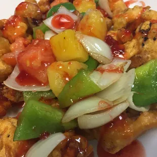 Sweet and sour chicken