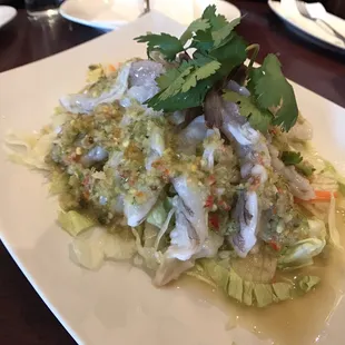 Naked shrimp - spicy but oh so yummy!