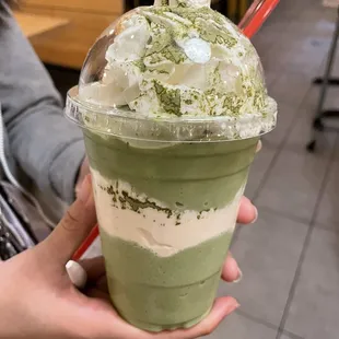 green tea tiramisu dessert