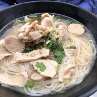 Thai Style Pork Noodle Soup