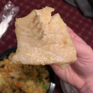 Pork that isn't seasoned, roasted, and tastes like nothing.