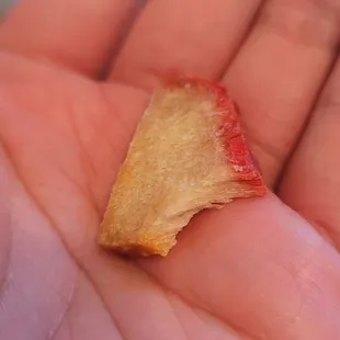 a half eaten apple