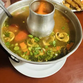 Wonton Soup with Shrimp