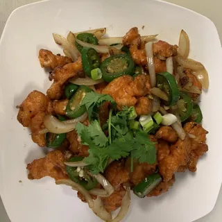 Salt & Pepper Fried Eggplant