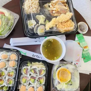 Chicken Teriyaki Bento Lunch and Any 2 Maki Lunch Special