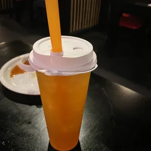 Mango iced tea