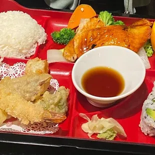 Salmon Teriyaki Bento Box