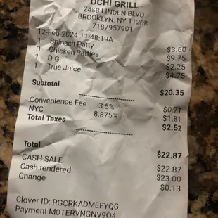 My damage on a Monday mid afternoon