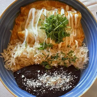 The enchiladas - that sauce