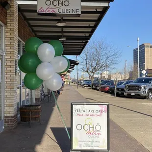 Outside of Ocho Latin Cuisine