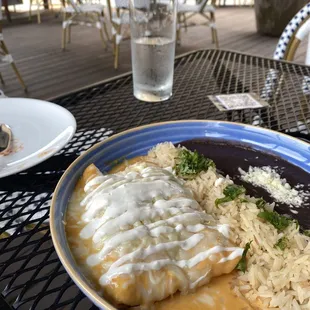 Spicy Chicken Enchiladas