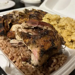 a chicken and rice dish