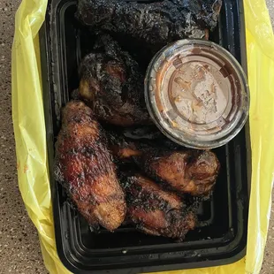 Burnt Jerk chicken