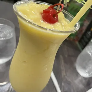 Passionfruit blended drink