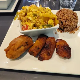 Ackee and Saltfish Meal