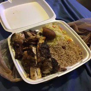 Jerk chicken delicious