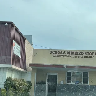 outside of store