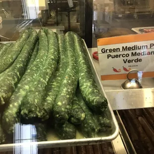 Green medium chorizo
