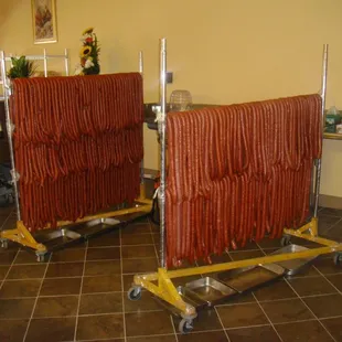 Racks with Chorizo