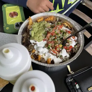 Skirt Steak Loaded Fries