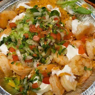 Shrimp Burrito bowl