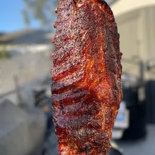 Smoke spare ribs