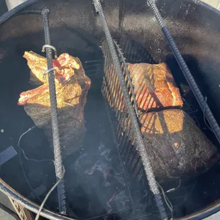Ribs and pork butt