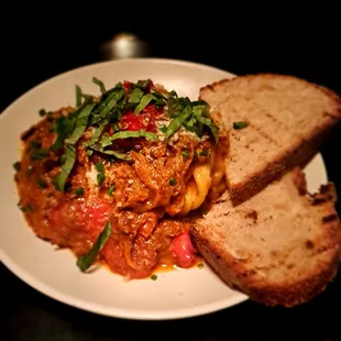 Pappardelle with beef rago--delicious!