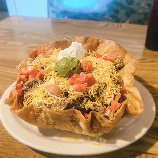 Taco Salad  made with your choice of meat!
