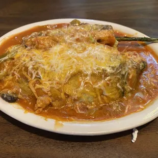 Chili Relleno plate
