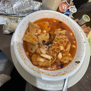 Menudo is the best with their homemade tortillas