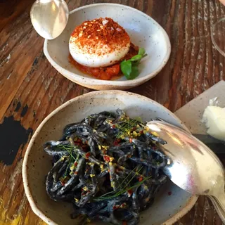 Chilled Squid Ink Noodles