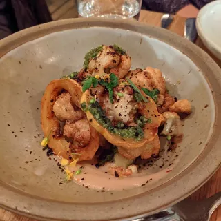 Fried Cauliflower and Squash