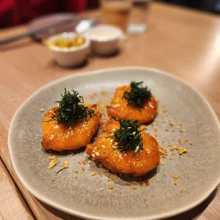 Glazed Orange King Prawns