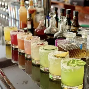 Margarita Bar... Hibiscus, Mango, Ginger, Watermelon, Jalapeño, Pineapple, Passion Fruit, Regular