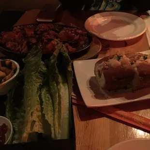 Lobster roll ($22), bulgogi ($25)