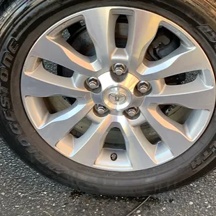 After Mark cleaned the wheels.