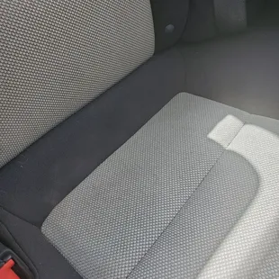 Stains on the seats after being Shampooed