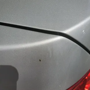 I don't think they wax this because Y is a stain still here