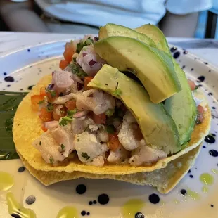 Ceviche Tostada