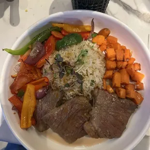 Lomo Saltado Plate