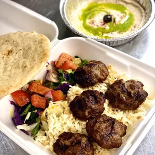 $15 prix-fixe Kofte Hummus