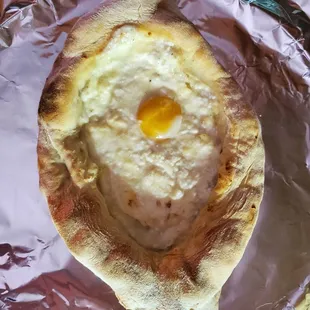 Cheese and Egg Khachapuri