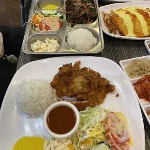 Bulgogi, Chicken katsu with house sauce